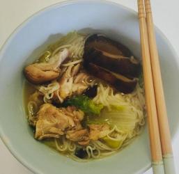 香菇鸡汤面的独特烹饪方法：美味面条与香醇鸡汤的完美结合