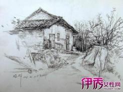 素描雪景绘画技巧：如何用铅笔在纸上展现冬日之美