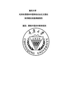 毛概实践报告：探索中小学生暑假生活的真实情况与改进建议