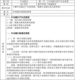 中央银行：商业银行和其他金融机构的最后贷款人