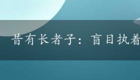 昔有长者子：盲目执着或明智变通？