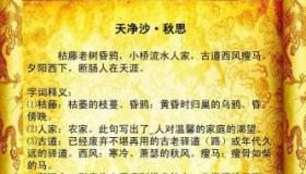 《天净沙·秋思》PPT：深入浅出解析马致远的愁苦情怀