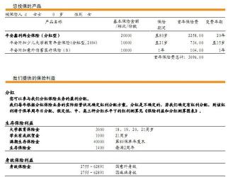 平安鑫利20年返钱情况一览表：保障与收益的双重考量