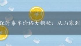 保时泰车价格大揭秘：从山寨到原创，性价比依旧高