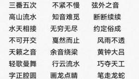 什么啊什么的词语大盘点：六字四字任你挑，轻松学会丰富表达！