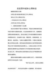 大学生个人总结大二：成长与探索中的收获与感悟