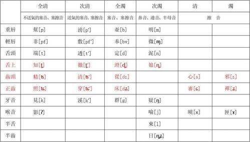 汉语拼音声母表：基础发音技巧与发音规律