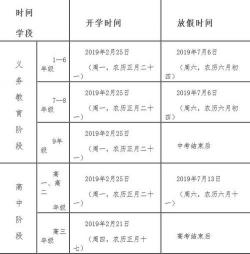 广西2019秋季开学时间公布，快来看看什么时候开学！